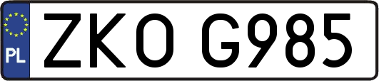 ZKOG985