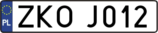 ZKOJ012