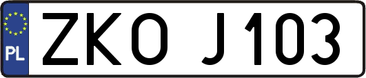 ZKOJ103
