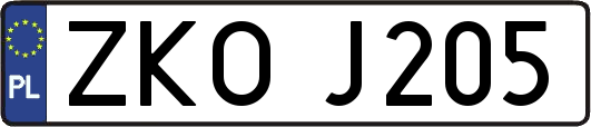 ZKOJ205