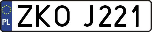 ZKOJ221