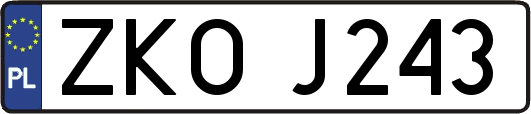 ZKOJ243