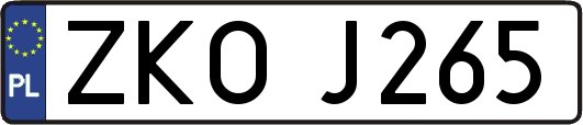 ZKOJ265