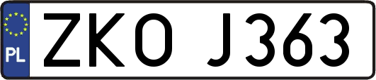 ZKOJ363