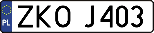 ZKOJ403
