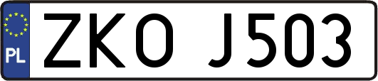 ZKOJ503