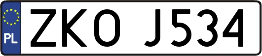 ZKOJ534