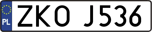 ZKOJ536