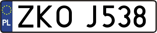 ZKOJ538