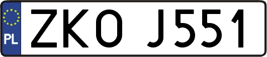 ZKOJ551