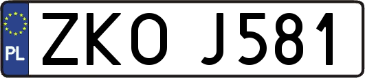 ZKOJ581