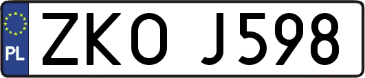 ZKOJ598