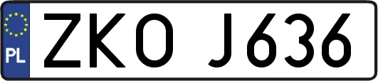 ZKOJ636