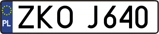 ZKOJ640