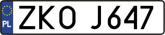 ZKOJ647