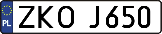 ZKOJ650