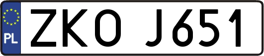 ZKOJ651