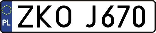ZKOJ670
