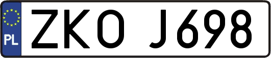 ZKOJ698