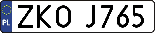 ZKOJ765