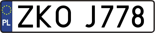 ZKOJ778