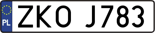 ZKOJ783