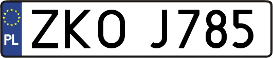 ZKOJ785