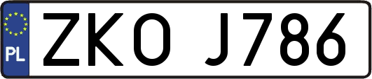 ZKOJ786