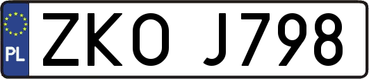 ZKOJ798