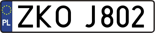 ZKOJ802