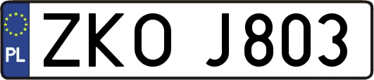 ZKOJ803
