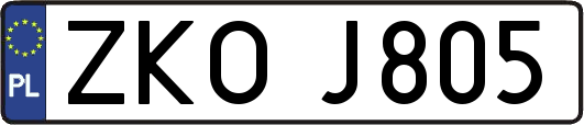 ZKOJ805