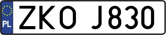 ZKOJ830