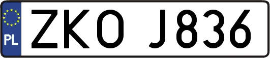 ZKOJ836