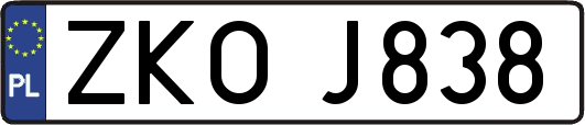 ZKOJ838
