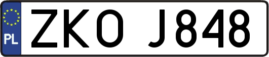 ZKOJ848