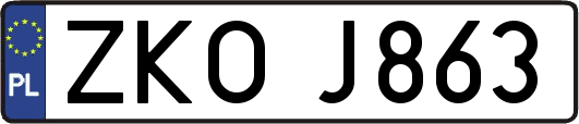 ZKOJ863