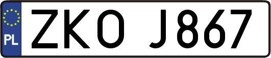 ZKOJ867