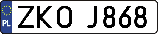ZKOJ868