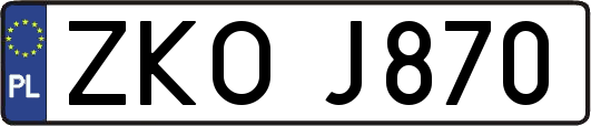 ZKOJ870