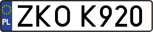 ZKOK920
