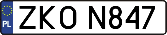 ZKON847