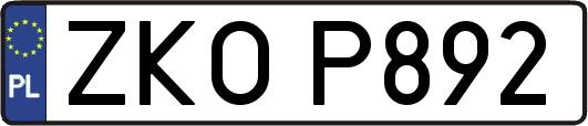 ZKOP892
