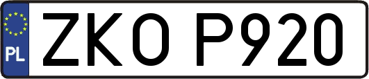 ZKOP920