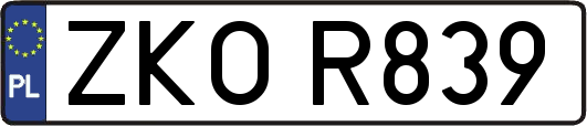 ZKOR839