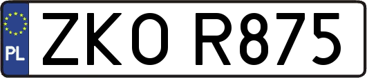 ZKOR875