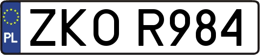 ZKOR984