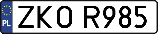 ZKOR985