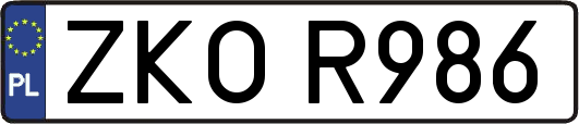 ZKOR986