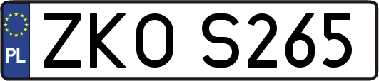 ZKOS265